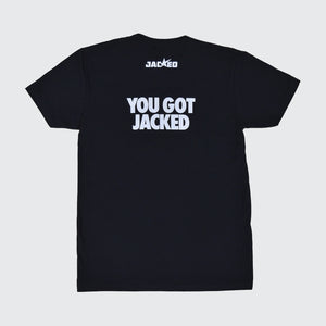 DON'T GET JACKED - BLACK TEE